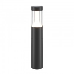 Koln - Outdoor Black LED Bollard with Clear Diffuser