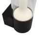 Maytoni-O590WL-L8B4K - Koln - Outdoor Black LED Wall Lamp with Clear Diffuser