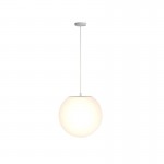 Erda - Outdoor White Pendant with White Globe Erda - Outdoor White Pendant with White Globe