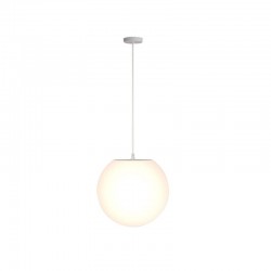 Erda - Outdoor White Pendant with White Globe
