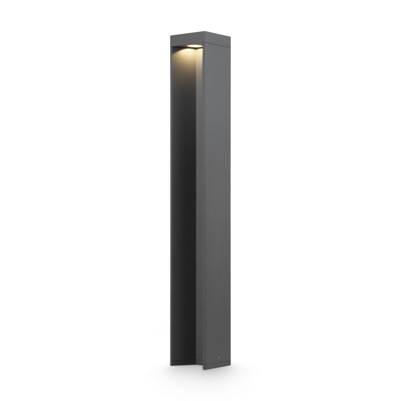 Maytoni-O596FL-L9GR4K1 - Essen - Outdoor LED Grey Bollard 65 cm