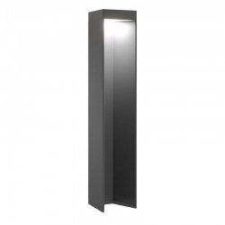 Essen - Outdoor LED Grey Bollard 45 cm