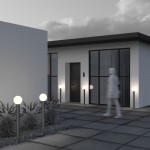 Bold - Outdoor Grey Post with White Globe Bold - Outdoor Grey Post with White Globe