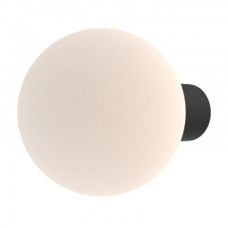 Bold - Outdoor Black Wall Lamp with White Globe Bold - Outdoor Black Wall Lamp with White Globe