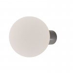 Bold - Outdoor Grey Wall Lamp with White Globe Bold - Outdoor Grey Wall Lamp with White Globe