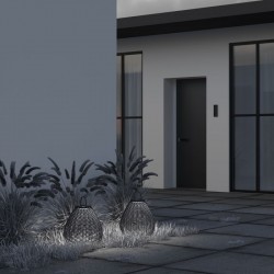 Plet - Solar Graphite LED Bollard with Sensor Plet - Solar Graphite LED Bollard with Sensor
