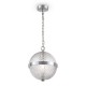 Maytoni-P004PL-01CH - Yonkers - Decorative Clear Globe & Chrome Single Pendant