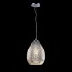 Ceiling Lights - Moreno - Silver Textured Glass Single Pendant Maytoni-P018-PL-01-N - Moreno - Silver Textured Glass Single Pendant
