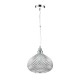 Ceiling Lights - Moreno - Silver Textured Glass Single Pendant Maytoni-P019-PL-01-N - Moreno - Silver Textured Glass Single Pendant