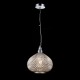 Ceiling Lights - Moreno - Silver Textured Glass Single Pendant Maytoni-P019-PL-01-N - Moreno - Silver Textured Glass Single Pendant