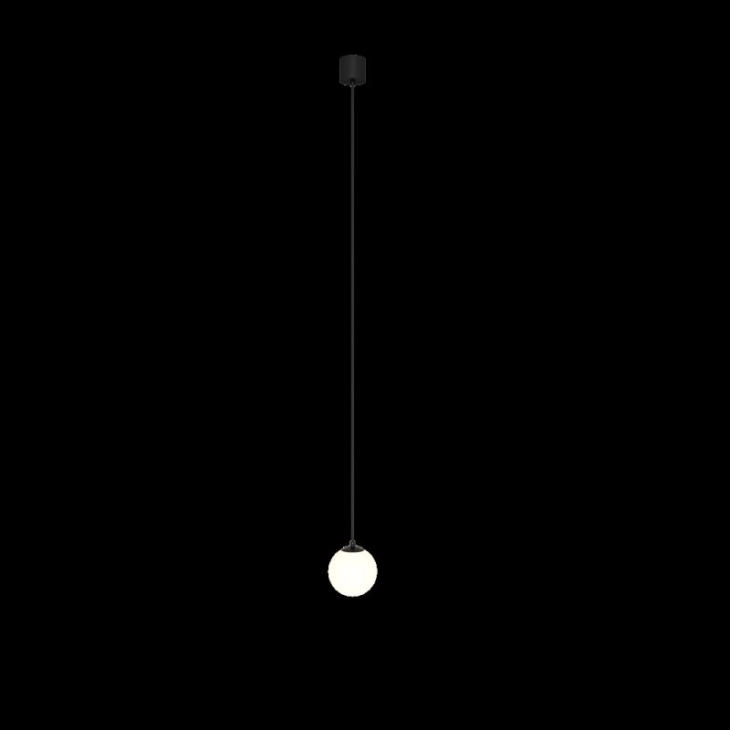 Maytoni-P039PL-5W3K-10-B - Luna - Black & White LED Pendant ∅ 10 cm 3000K