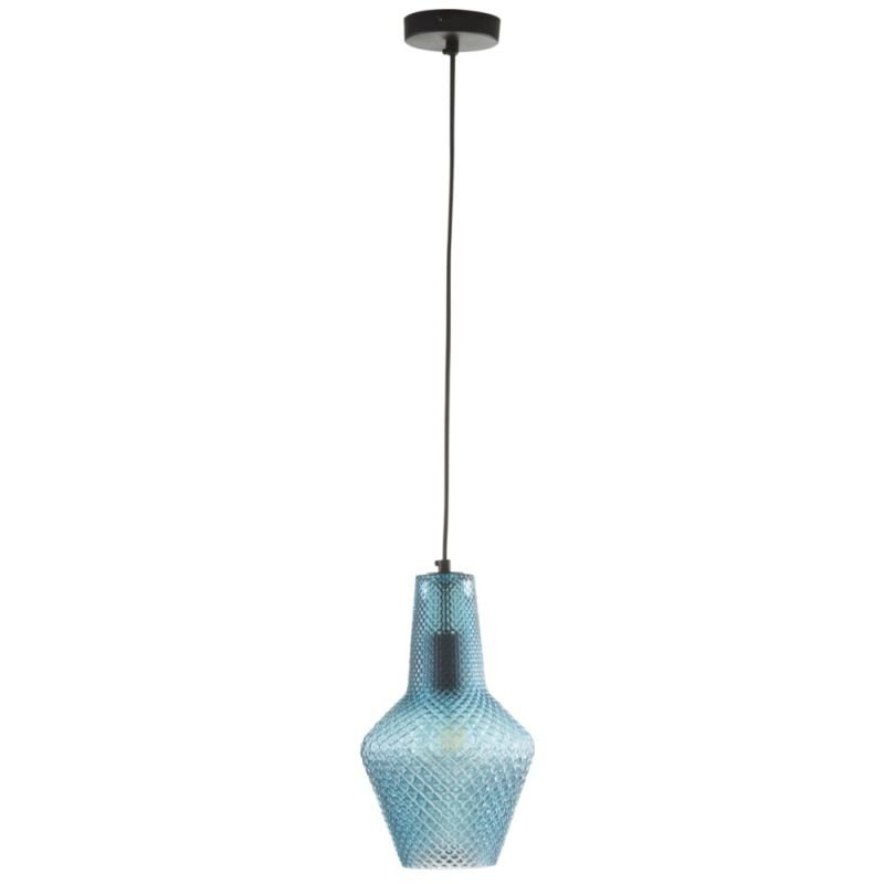 Ceiling Lights - Tommy - Blue Textured Glass Small Pendant Maytoni-P041PL-01B - Tommy - Blue Textured Glass Small Pendant