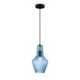 Ceiling Lights - Tommy - Blue Textured Glass Big Pendant Maytoni-P045PL-01B - Tommy - Blue Textured Glass Big Pendant