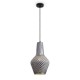 Ceiling Lights - Tommy - Silver Textured Glass Big Pendant Maytoni-P054PL-01B - Tommy - Silver Textured Glass Big Pendant