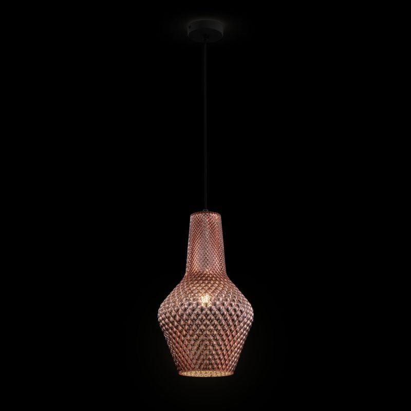 Ceiling Lights - Tommy - Copper Textured Glass Big Pendant Maytoni-P056PL-01B - Tommy - Copper Textured Glass Big Pendant