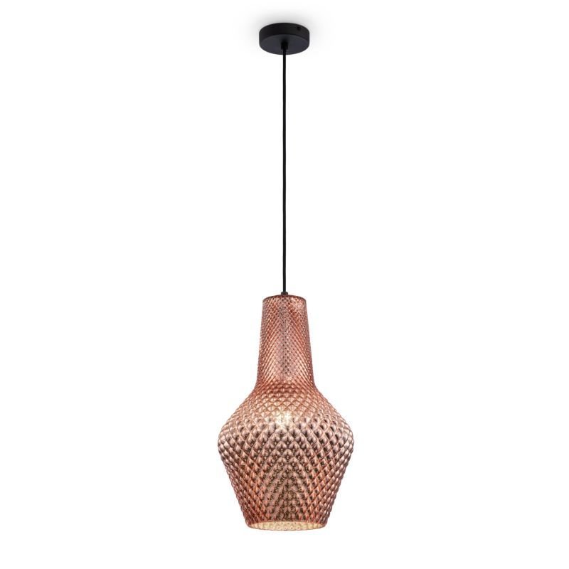 Ceiling Lights - Tommy - Copper Textured Glass Big Pendant Maytoni-P056PL-01B - Tommy - Copper Textured Glass Big Pendant