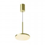 Plato - Matt Gold LED Pendant 12W