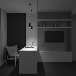 Efir - Black LED Pendant 25W Efir - Black LED Pendant 25W