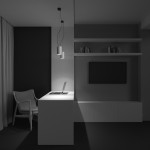 Efir - White & Black LED Pendant 25W Efir - White & Black LED Pendant 25W