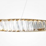 Krone - Brass LED over Island Fitting with Crystal Krone - Brass LED over Island Fitting with Crystal