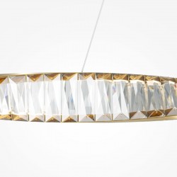 Krone - Brass LED over Island Fitting with Crystal Krone - Brass LED over Island Fitting with Crystal