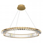 Krone - Gold LED Pendant with Crystal Ø 62 cm Krone - Gold LED Pendant with Crystal Ø 62 cm