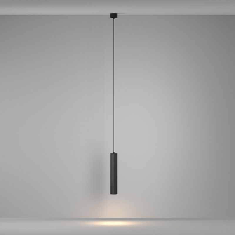 - Calipso - Ribbed Black Pendant Maytoni-P106PL-01-GU10-B - Calipso - Ribbed Black Pendant