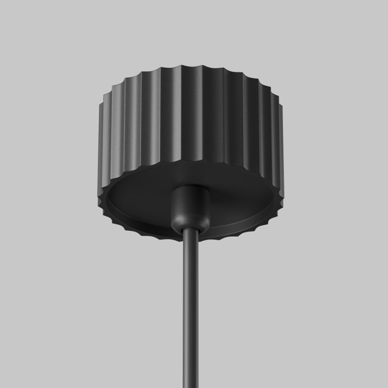 - Calipso - Ribbed Black Pendant Maytoni-P106PL-01-GU10-B - Calipso - Ribbed Black Pendant