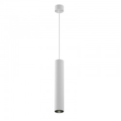 Calipso - Ribbed White Pendant Calipso - Ribbed White Pendant
