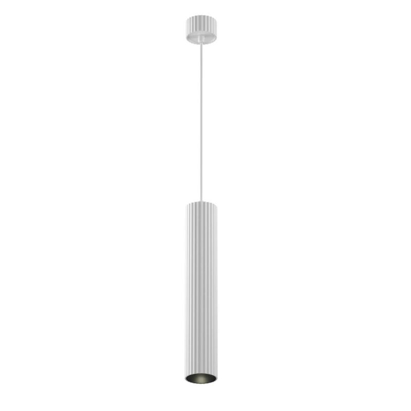- Calipso - Ribbed White Pendant Maytoni-P106PL-01-GU10-W - Calipso - Ribbed White Pendant