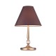 Table & Floor Lamp - Chester - Brown Fabric Table Lamp- Brass Maytoni-RC0100-TL-01-R - Chester - Brown Fabric Table Lamp- Brass
