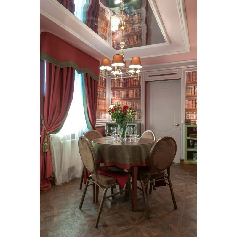 Ceiling Lights - Chester - Brown Fabric 5 Light Centre Fitting - Brass Maytoni-RC0100-PL-05-R - Chester - Brown Fabric 5 Light Centre Fitting - Brass