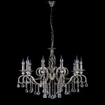 Grace - Brass 10 Light Centre Fitting with Crystal Grace - Brass 10 Light Centre Fitting with Crystal