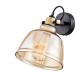 Wall Lights - Irving - Single Wall Lamp with Amber Glass Maytoni-T163-01-R - Irving - Single Wall Lamp with Amber Glass