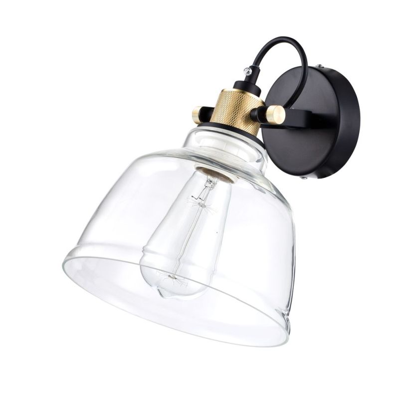 Wall Lights - Irving - Single Wall Lamp with Transparent Glass Maytoni-T163-01-W - Irving - Single Wall Lamp with Transparent Glass