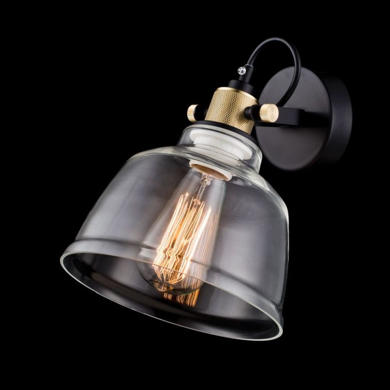 Wall Lights - Irving - Single Wall Lamp with Transparent Glass Maytoni-T163-01-W - Irving - Single Wall Lamp with Transparent Glass