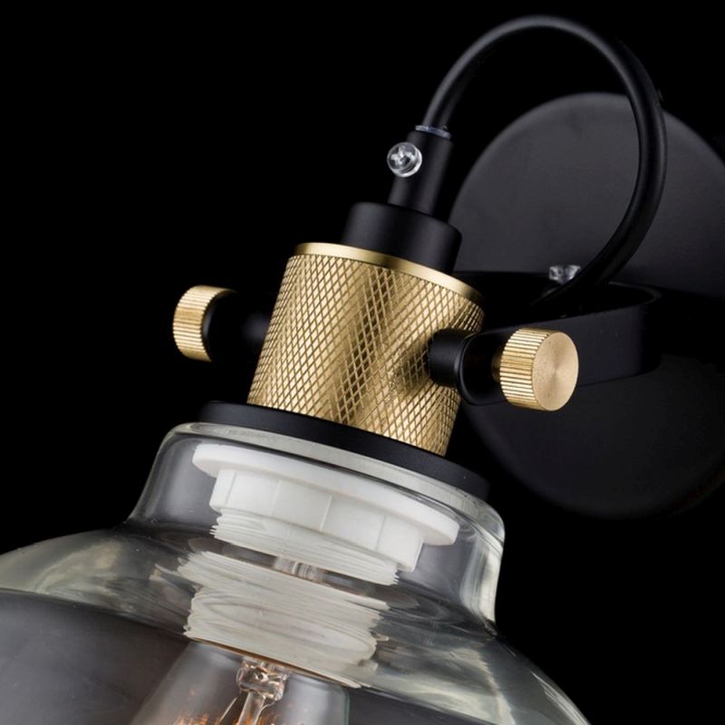 Wall Lights - Irving - Single Wall Lamp with Transparent Glass Maytoni-T163-01-W - Irving - Single Wall Lamp with Transparent Glass