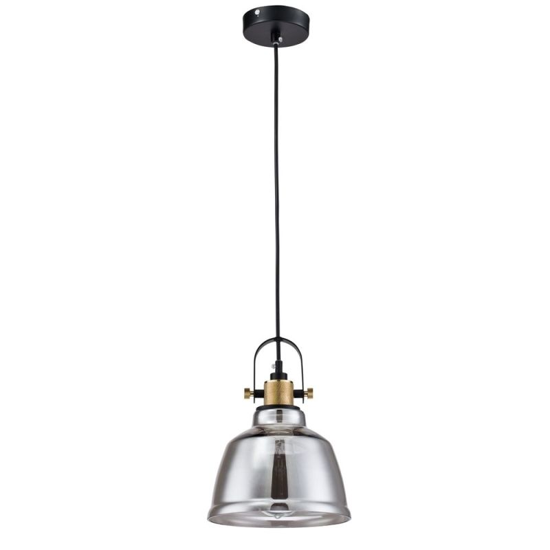 Ceiling Lights - Irving - Single Pendant with Smoked Glass Maytoni-T163-11-C - Irving - Single Pendant with Smoked Glass