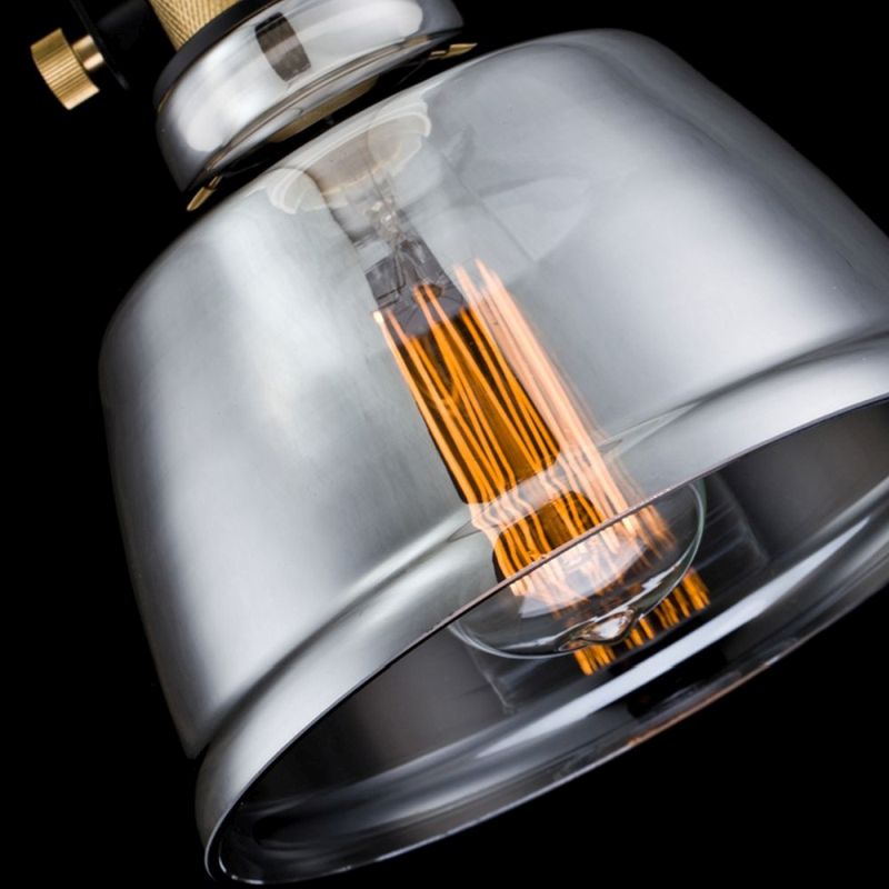 Ceiling Lights - Irving - Single Pendant with Smoked Glass Maytoni-T163-11-C - Irving - Single Pendant with Smoked Glass