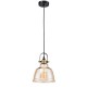 Ceiling Lights - Irving - Single Pendant with Amber Glass Maytoni-T163-11-R - Irving - Single Pendant with Amber Glass