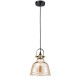 Ceiling Lights - Irving - Single Pendant with Amber Glass Maytoni-T163-11-R - Irving - Single Pendant with Amber Glass