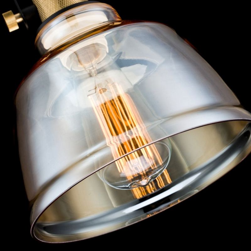 Ceiling Lights - Irving - Single Pendant with Amber Glass Maytoni-T163-11-R - Irving - Single Pendant with Amber Glass