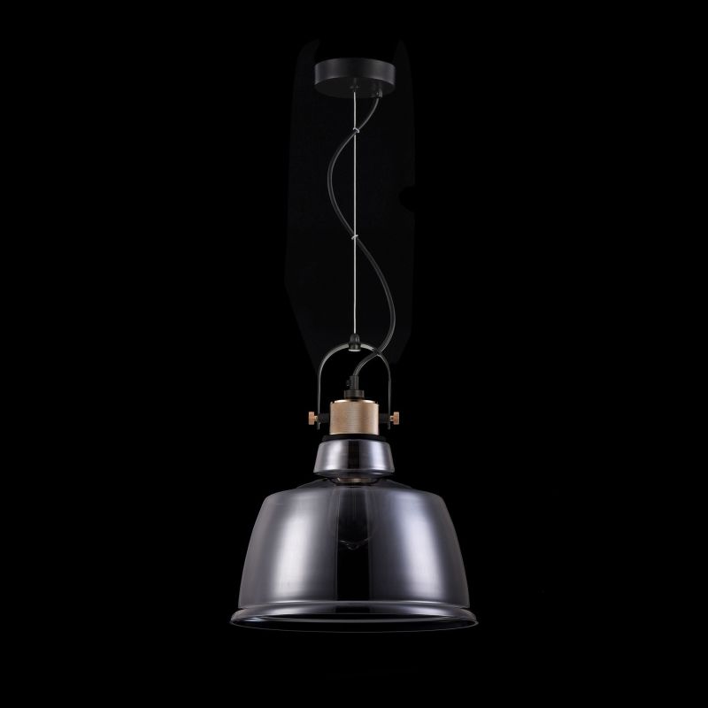 Ceiling Lights - Irving - Big Single Pendant with Smoked Glass Maytoni-T163PL-01C - Irving - Big Single Pendant with Smoked Glass