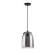 Ceiling Lights - Bergen - Single Pendant with Matt Smoky Glass- Wet Drops Maytoni-T314-00-B - Bergen - Single Pendant with Matt Smoky Glass- Wet Drops