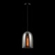 Ceiling Lights - Bergen - Single Pendant with Matt Smoky Glass- Wet Drops Maytoni-T314-00-B - Bergen - Single Pendant with Matt Smoky Glass- Wet Drops