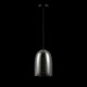 Ceiling Lights - Bergen - Single Pendant with Matt Smoky Glass- Wet Drops Maytoni-T314-00-B - Bergen - Single Pendant with Matt Smoky Glass- Wet Drops