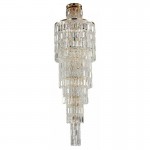 Niagara - Antique Gold 16 Light Chandelier with Crystal