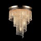 Crystal & Acrylic - Cascade - Crystal 7 Light Ceiling Lamp -Gold Antique Maytoni-DIA522-CL-07-G - Cascade - Crystal 7 Light Ceiling Lamp -Gold Antique