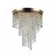 Crystal & Acrylic - Cascade - Crystal 7 Light Ceiling Lamp -Gold Antique Maytoni-DIA522-CL-07-G - Cascade - Crystal 7 Light Ceiling Lamp -Gold Antique