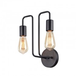 Gilbert - Black 2 Light Wall Lamp Gilbert - Black 2 Light Wall Lamp